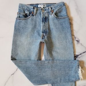 RE/DONE Levi's High Rise Ankle Crop Jean